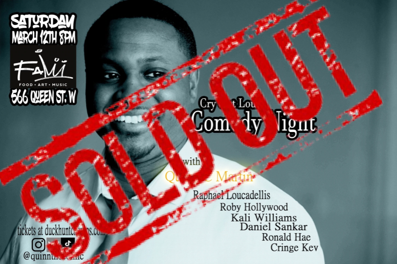 Cry Out Loud Comedy Show - SOLD OUT